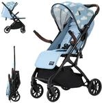 Daliya&reg; YOOPI Reisebuggy, faltbar, mit Teleskopgriff, Flugzeug Buggy,