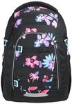 Coocazoo MATE Schulrucksack &bdquo;Floral Artnight&rdquo;, schwarz-blau, ergonomischer &