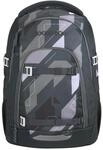 Coocazoo MATE Schulrucksack &bdquo;Dark Race&rdquo;, grau, ergonomischer & anpassbarer