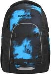 Coocazoo MATE Schulrucksack &bdquo;Mystic Clouds&rdquo;, schwarz-blau, ergonomischer &