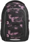 coocazoo Porter Schulrucksack &bdquo;Pink Illusion&rdquo;, schwarz-pink, ergonomischer &