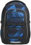 Coocazoo PORTER Schulrucksack &bdquo;Electric Ice&rdquo;, schwarz-blau, ergonomischer &