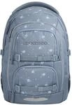 Coocazoo PORTER Schulrucksack &bdquo;Bloomy Daisy&rdquo;, hellgrau, ergonomischer &