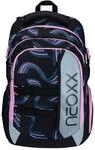 neoxx Schulrucksack mit Laptopfach Active Pro School Backpack Hello Wave schwarz