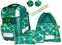 Schneiders Schulranzen Ergolite Set 9-teilig Dino Dance gr&uuml;n