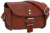 Gusti Fahrradtasche Leder - Rudi A. Lenkertasche Satteltasche Umh&auml;ngetasche