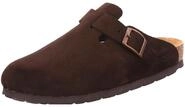 Rohde Damen Clog Leder Pantolette robust klassisch Schnalle Alba 6071, Gr&ouml;&szlig;e:39 EU,