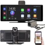 Lescars Carplay Display: IPS-HD-Touchscreen f&uuml;r Apple CarPlay mit 10,26"/26 cm &