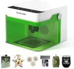 Mecpow M1 Mini Laser Graviermaschine, 5W Diode Laser Cutter Tragbare Desktop