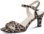 Tamaris Damen Sandalette mit Stilettoabsatz, braun, 37 EU