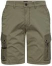 camel active Herren Bermuda Shorts mit Cargo-Taschen Olivgr&uuml;n, menswear-36IN