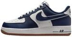Nike Air Force 1 '07 LV8 Herren-Sneaker, Marineblau/Wei&szlig;, 8