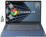 Lenovo IdeaPad Slim 3 Chromebook, 35,6 cm (14 Zoll) FHD IPS Touchscreen Laptop,