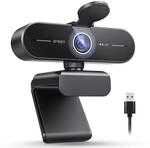 EMEET C60E 4K Webcam f&uuml;r Streaming & Gaming, PDAF-Autofokus, Dual-Mikrofone,