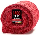 Ivality&reg; Auto Trockentuch XXL 80x50 cm &ndash; 1400 GSM Ultra Saugstarke