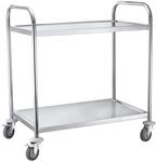 IQE - Industrial Quality Equipment EWH-200 Edelstahlservierwagen, 2 Etagen, 100...