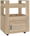 vidaXL K&uuml;chenwagen, Rollwagen Trolley f&uuml;r K&uuml;che, Servierwagen mit viel...