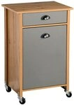 Kesper | K&uuml;chenwagen mit M&uuml;lltrennsystem, 2 x 15 l, Wild Oak | 2552813