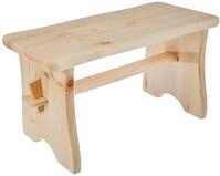 Zeller 13130 Fu&szlig;bank, Kiefer ca. 39x19x21cm, Schemel, Fu&szlig;bank, Holzhocker,