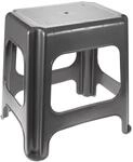 keeeper Maxi-Hocker, Polypropylen, Grau/Graphit, 41 x 33,5 x 42,5 cm, Funny Farm