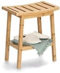 Zeller 18982 Hocker m. Ablage, Bambus