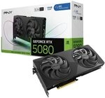 PNY NVIDIA GeForce RTX&trade; 5080 Slim Dual-L&uuml;fter, Dual-Slot OC-Grafikkarte
