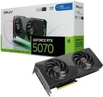 PNY NVIDIA GeForce RTX&trade; 5070 Slim Dual-L&uuml;fter, Dual-Slot OC-Grafikkarte
