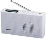 Roadstar TRA-130D+ Taschenradio Weiss 20 Senderspeicher DAB+