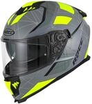 Integralhelm ROCC 390" Matt - Grau / Neongelb, Gr&ouml;&szlig;e: M