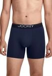Herren Cotton Stretch Comfort Boxer Trunk - 3 Pack, Jockey Blue, XL