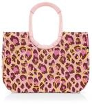reisenthel loopshopper L smiley leo blush &ndash; Stabile Tasche mit praktischen F&auml;chern