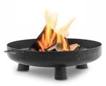 BBQ-Toro Feuerschale &Oslash; 70 cm | Schwarz | Outdoor Feuerstelle mit DREI...