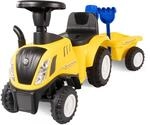 Lemodo Rutschauto Traktor New Holland ab 1 Jahr | Kinderauto mit Anh&auml;nger 