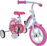 Dino Bikes Kinderfahrrad Einhorn, M&auml;dchen, Wei&szlig;/Rosa, 10 Zoll