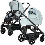 Hartan Kombikinderwagen Racer GTS Set inkl. Babywanne trend milky sky | 1223273624