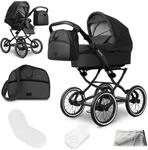 Bergsteiger Venedig Nostalgie Kombikinderwagen 2-in-1 ohne Babyschale &ndash; Babywanne &