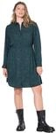 Studio Untold Damen gro&szlig;e Gr&ouml;&szlig;en &Uuml;bergr&ouml;&szlig;en Plus Size Leo-Kleid, kurz, Langarm,