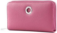 Mandarina Duck Mellow Leather Zip Around Wallet L Red Violet