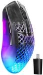 SteelSeries Aerox 3 Wireless Gen 2 &ndash; Ultraleichte 68-g-Gaming-Maus, 4K-Polling,