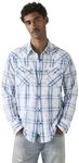 Levi's Herren Barstow Westernhemd mit Spitzkragen, Regular Fit, Blau (Dragon Flies),