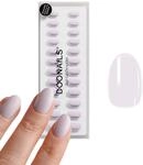 DOONAILS&reg; Soft Gel Press On Nails 30er Set Soft Lilac &ndash; Round Short Flieder &ndash;