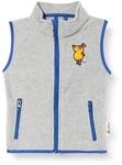 Playshoes Fleece Weste Unisex Kinder Outdoor-Oberteil, grau/melange Die Maus, 80