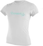 O'Neill WMS Basic Skins S/S Sun Shirt - White, XS