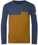 Trollkids Kids Bergen Longsleeve 92, Bronze/Blue