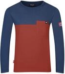 Trollkids Kids Bergen Longsleeve 98, red Clay/Mystic Blue
