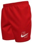Nike Unisex Nike Swim Breaker Swim Logo 5" Volley Short University Red Swim...