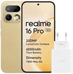 realme Smartphone 16 Pro 5G 256GB 8GB Master Gold INT+NFC RMX5120 EU