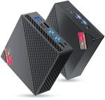 NiPoGi AM06 PRO Mini PC 32 GB RAM, АMD Ryzen 7 7730U(8C/16T, bis zu 4,5 GHz), 512 GB