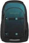 coocazoo Schulrucksack Every &bdquo;Teal Shadows, schwarz-blau, ergonomischer &
