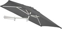 EASYSOL Sonnenschirm Wandmontage 200 x 140cm Rechteckig, f&uuml;r Balkon, Terrasse,